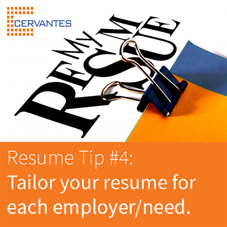 Resume Wiriting Tips